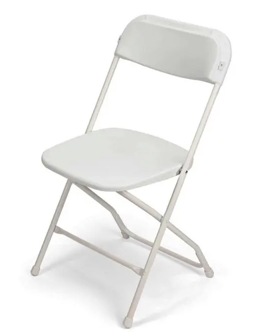 White Folding Chair